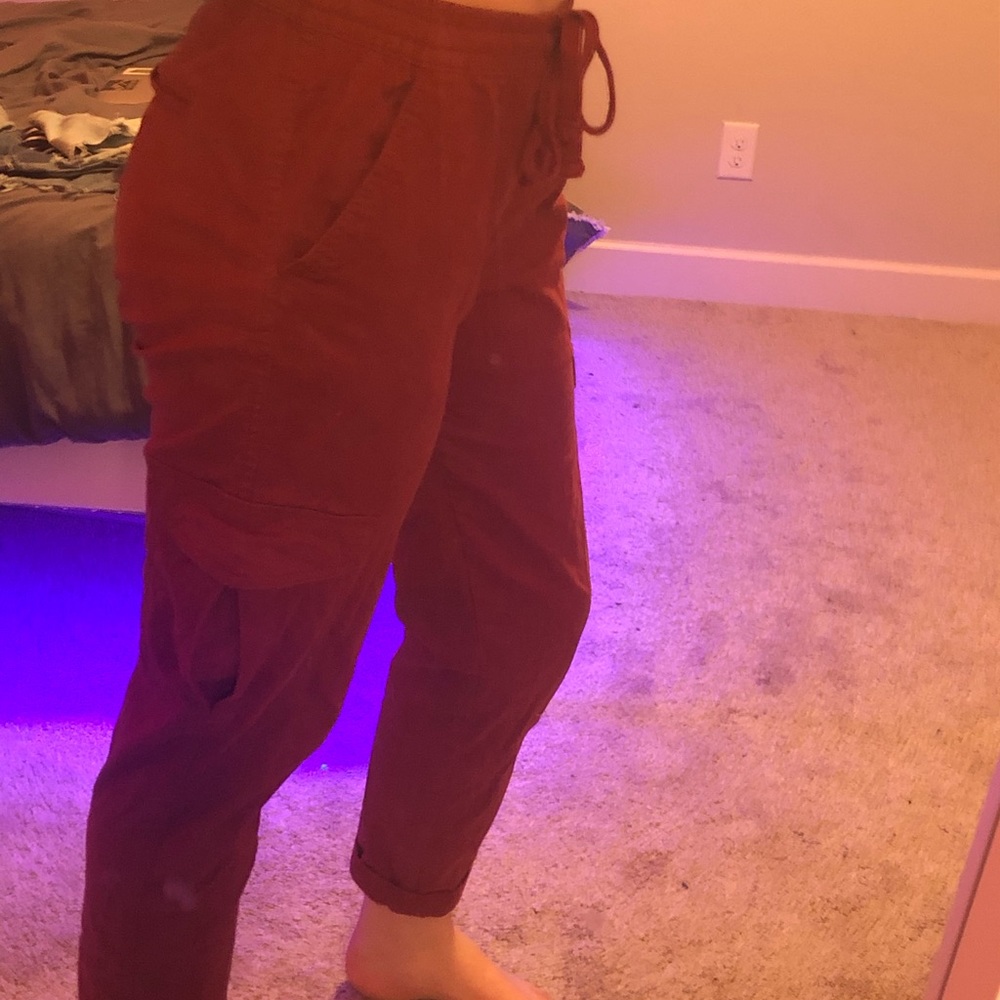 cotton in cargo pants
